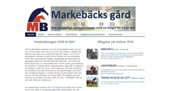 Desktop Screenshot of markeback.se