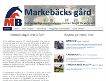 Tablet Screenshot of markeback.se